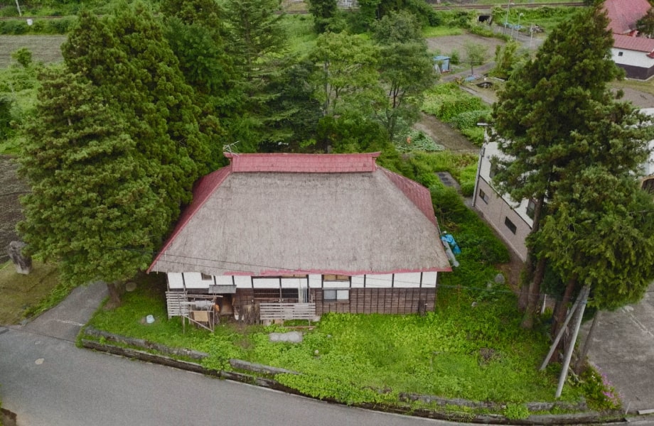 空から見た清仙荘